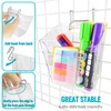 Large Grid Wall Bins - 6Pack Clear Gridwall Accessories Hanging