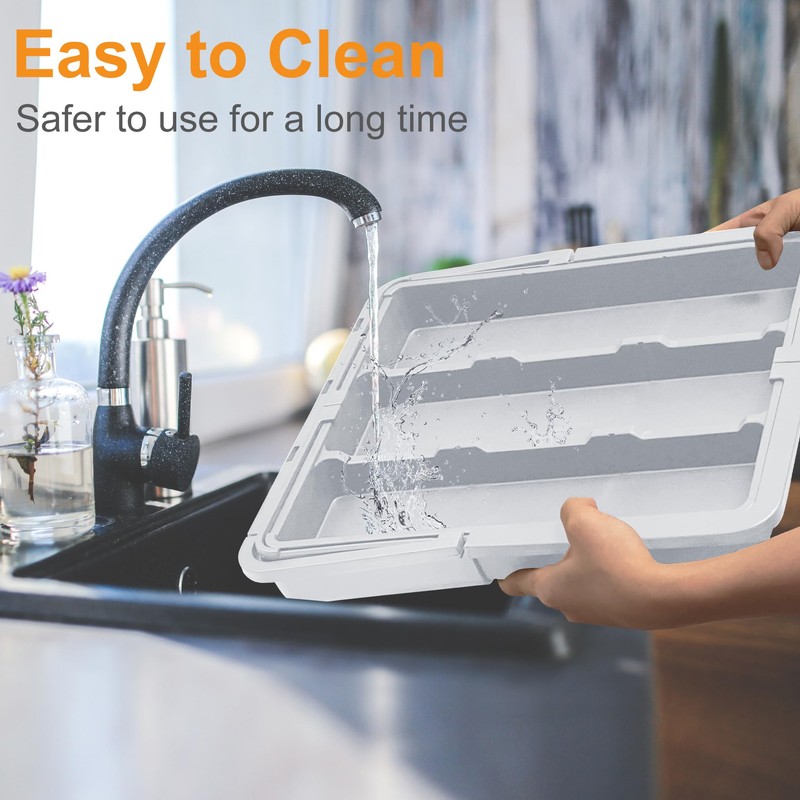 Homecor Large Utensil Organizer for Kitchen Drawer, Expandable Silverware Drawer