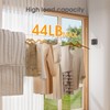 Mzzelry Retractable Heavy Duty Clothesline - Wall Mounted Indoor and