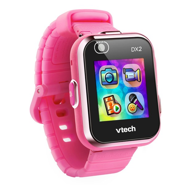 VTech Kidizoom Smart Watch DX2, Pink Watch for Kids with Games, Camera for Photos & Videos, Colour Screen, Photo Effects & More, for Infants aged 4, 5, 6, 7 + years, English Version