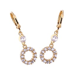 SHOWERORO 1Pair women earrings esrrings earrings for women hoops zircon ear rings women zircon earrings women simple earrings women ear rings gold filled earrings Simple and stylish women's