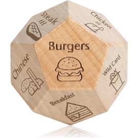 Valentines Day Gifts for Him Her,Food Decision Dice,Dice for Her Him Couples Gift,Date Night Gifts for Boyfriend Girlfriend Men Women Anniversary Birthday Galentines Christmas White Elephant Gifts