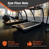 SUPERJARE 0.4 Inch Gym Flooring for Home Gym, 6 Tiles