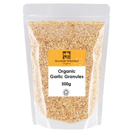 Organic Garlic Granules 500g by Manor Springs Organic