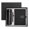 Caja Regalo Cuaderno Agenda De Cuero Con Bolígrafo Y Termo