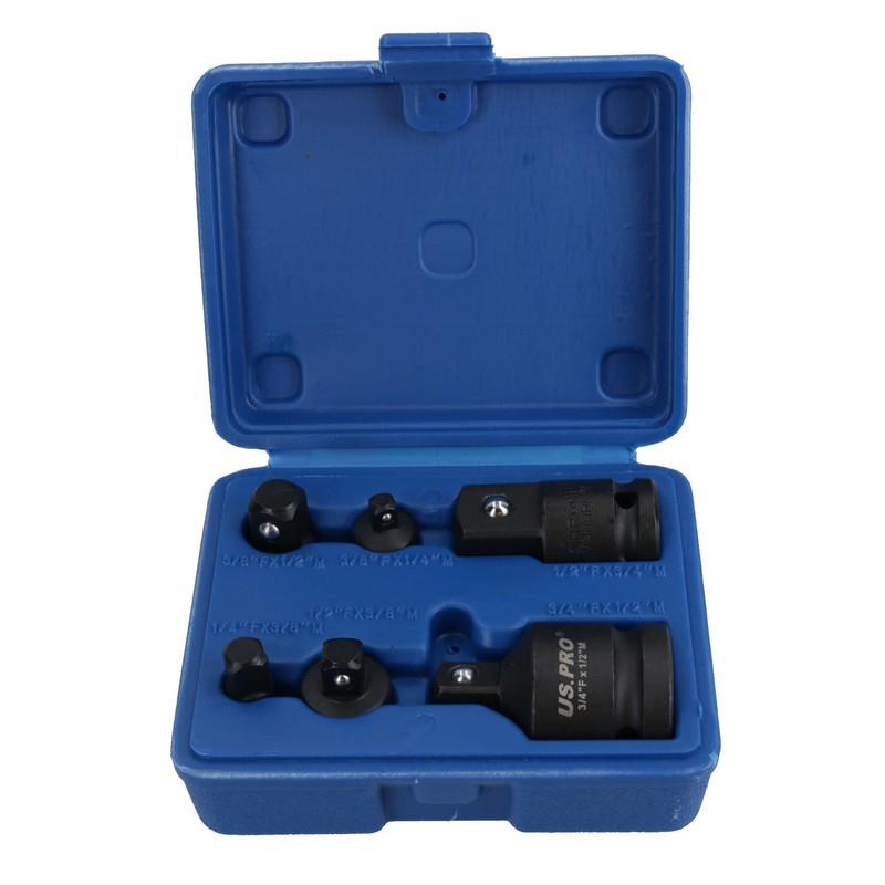 6pc Impact Socket Adaptor Adapter Step Up Step Down Reducer