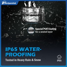 KarSpareHub Headlights Assembly with Bulbs for 07-13 GMC Sierra 1500/07-14 Sierra 2500 HD 3500 HD Headlamp Replacement Driver & Passenger Side