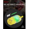 AIDA Lighted Plug and Connector Set, Straight Blade Cord End