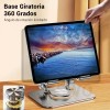 Jeswo Base De Soporte Ajustable Plegable Giratorio 360 Para Tablet
