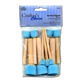 G.T. Luscombe Company, Inc. Sponge Stippler Set, (3) 1/4", (4) 3/4", (3) 1, 1/4", 10/pkg