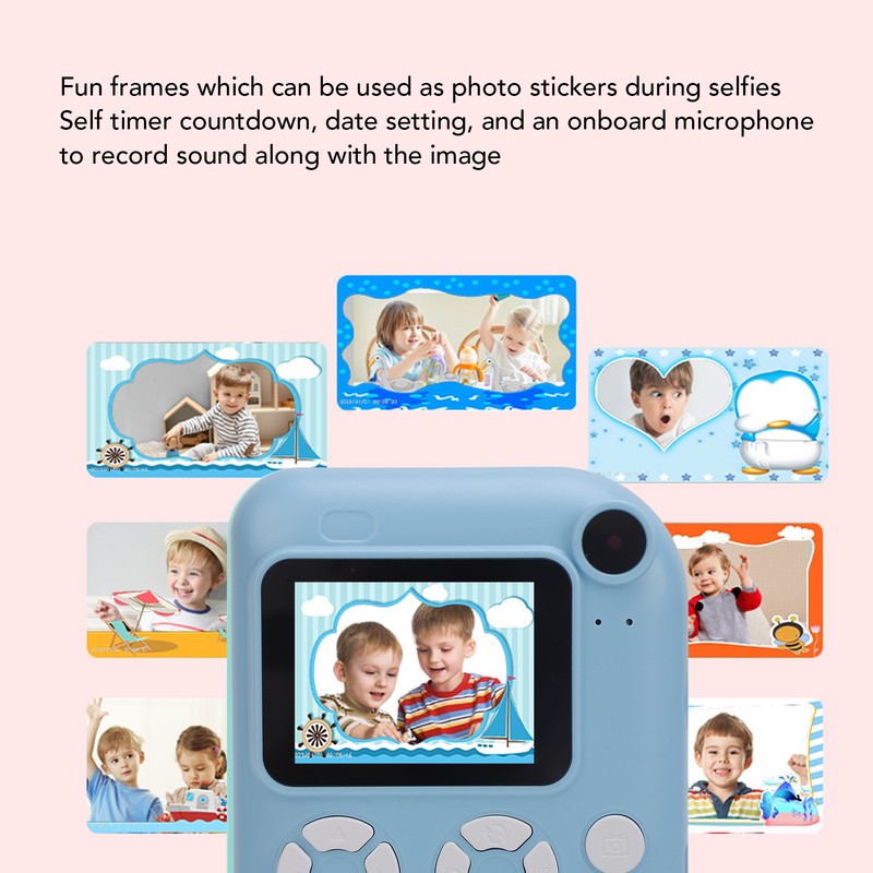 2.4inch IPS Screen Instant Print Camera 12MP Digital Children Video
