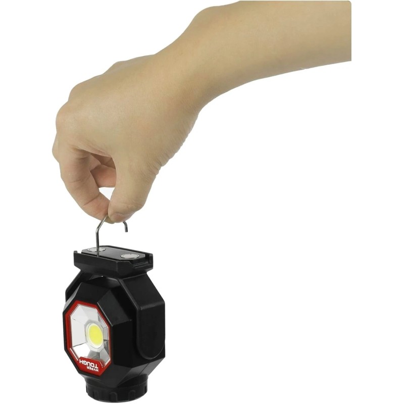 Hyper Tough 500 Lumen Rechargeable Compact Work Light, Integrated LED,