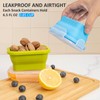SiliSea Collapsible Snack Containers With Lids,Collapsible Food Storage Containers,Mini Fridge