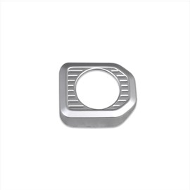 RUIQ Toyota New Land Cruiser 250 Series Exclusive Interior Start Button Cover Ring Engine Start Button Cover Button Ring Designed for Toyota Land Cruiser 250 (Satin Silver)