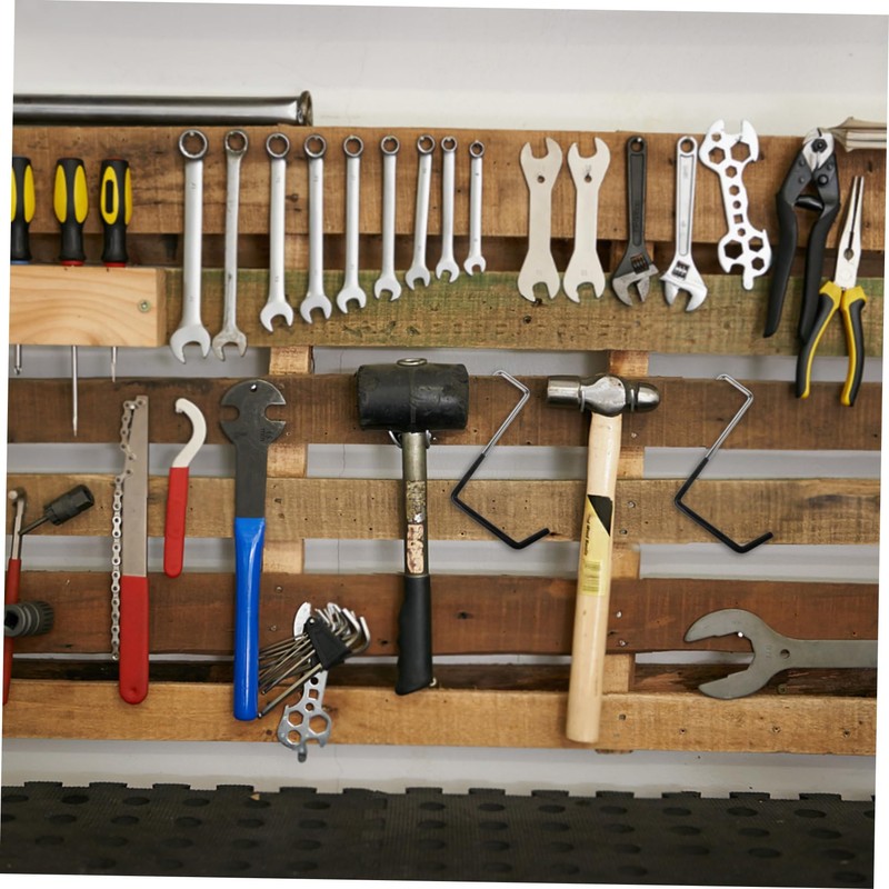 Operitacx 4Pcs Heavy Duty Wall Mounted Hooks for Garage Storage