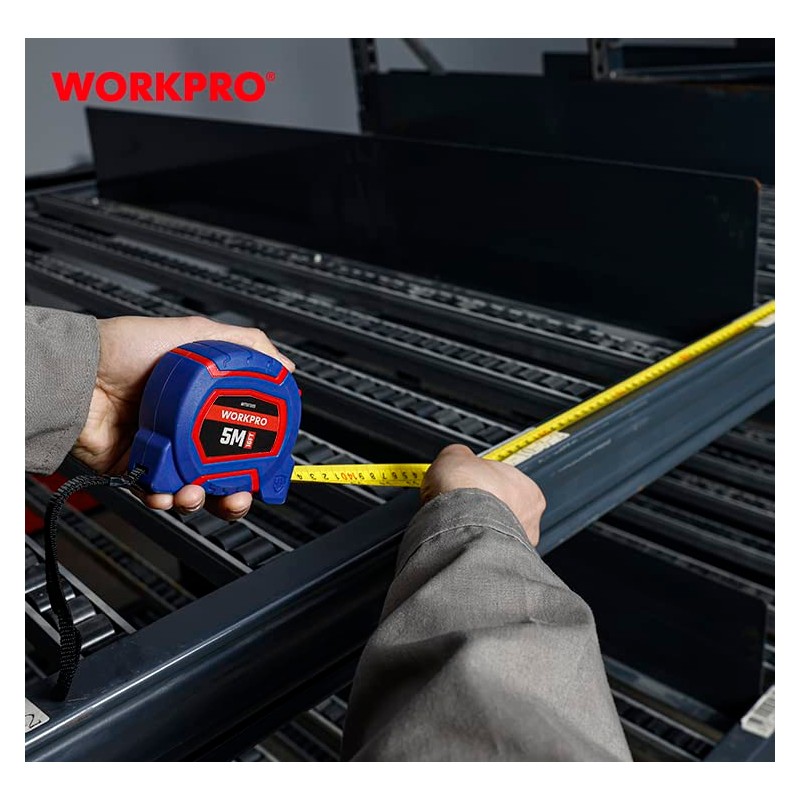 WORKPRO Plastic Tape 5m 19mm 12.5 x 8 x 8cm