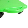 hand2mind Green Indoor Scooter Board with Handles, Gym Scooters for