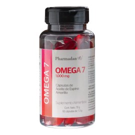 Omega 7 Aceite De Espino Amarillo 1000mg C/60 Caps