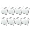 Delphi Double-Throw Switch White Set of 8 250 V/10 A