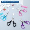 Scissors Set, 8 Pieces Stainless Steel All-Purpose Scissors with Protective