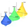Funnels Variety Set of 5 Mini, Small to Larg Plastic