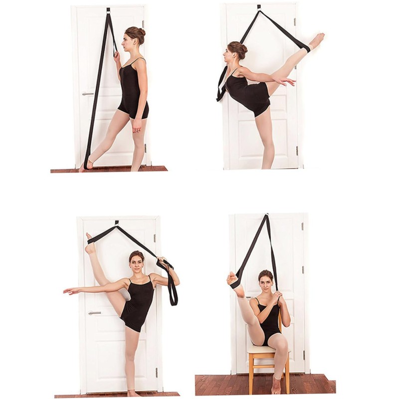 Kisangel Exercise Strap Gymnastics Stretch Strap Exercise Stretch Bands Door