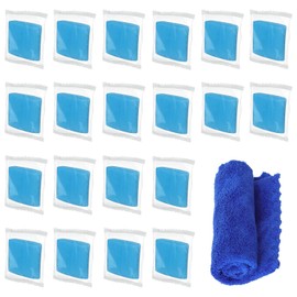 PEUTIER 20pcs Detailing Clay Bar, Blue Automotive Detailing Clay Bar with Towel Magic Clay Bars Kit Paint Clay Bar Cleaning Vehicles Clay for Glass Cleaning Car Detailing Clean Car Wash