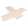 Recliner Chair Cover Thick T Shape Beige Anti Slip Reversible