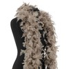 Deluxe Stone Grey Feather Boa – 100g -180cm