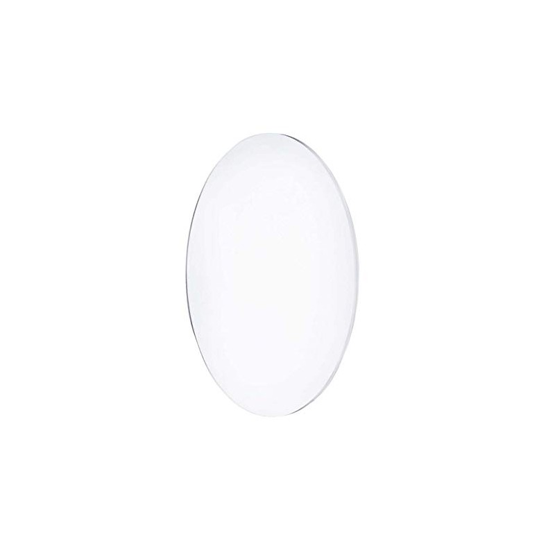 Clear Oval Shaped Acrylic PLEXIGLASS 1/8" X 11" X 22"