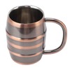 Stainless Steel Beer Mug Double Layer Insulation Multipurpose Safe Ergonomic