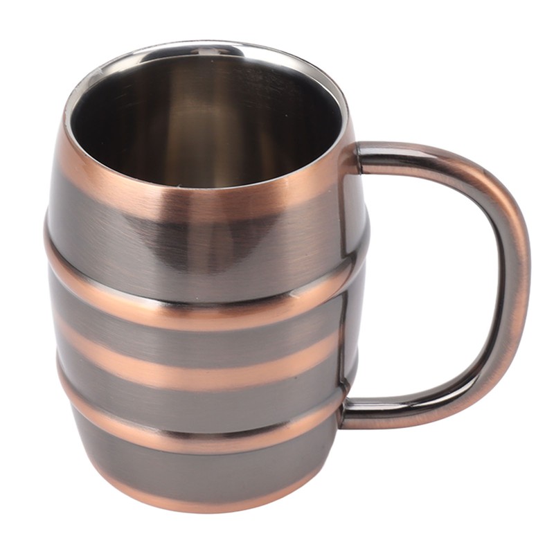 Stainless Steel Beer Mug Double Layer Insulation Multipurpose Safe Ergonomic
