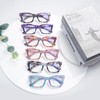 SIGVAN 6 Pack Oprah Style Reading Glasses Blue Light Blocking