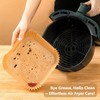 wow97e 100 PCS Air Fryer Liners Disposable Paper 9 Inch,