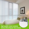 KFHENSOMR 12 PCS Vertical Blind Repair Vane Savers, Metal Vertical