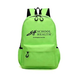 School Health - Medical Go-Kit Backpack, Medical First-Aid Kit, For Emergencies, Schools and Camping - Durable and Lightweight Backpack