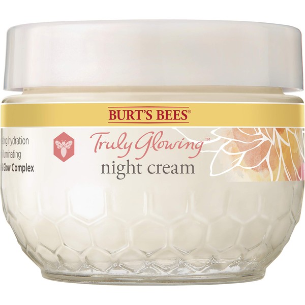 BURTS BEES Truly Glowing Night Cream, 1.8 OZ