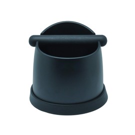 Scarlet Espresso Pico Bello Knock Container for Coffee Grounds from the Portafilter; Tee Container in High-Quality Barista Quality (Black)