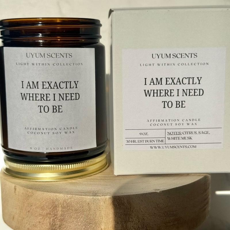 Light Within Collection - Specification: I Am Exactly Where I