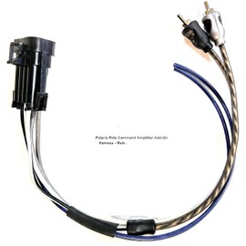 Polaris Ride Command Add-On Amplifier Harness - Easily Add an Amplifier to The Polaris Ride Command System (RCA Male Ends)