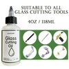 youkzuan Glass Cutting Oil with Precision Application Top, 4 Ounces