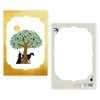 Representative Sha Postcard Nishiku Tree Gold 25-419