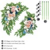 WEIERYUE Artificial Wedding Arch Flowers Kit(Pack of 2) for Wedding