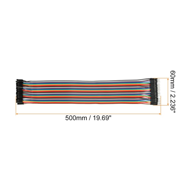 Rebower Bread Board Jumper Wire Ribbon Cable [PC Motherboard, DIY