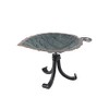 Achla Designs 201-4005 Aspen Leaf Tripod Stand Birdbath, Antique Brass