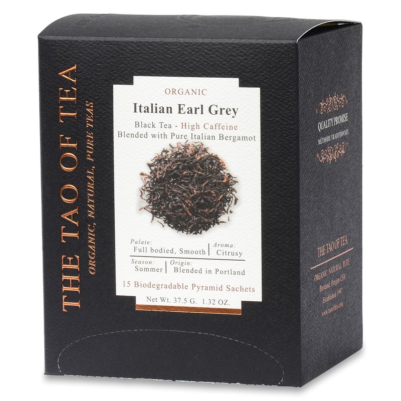 The Tao of Tea, Italian Earl Grey, Pyramid Sachets, 15