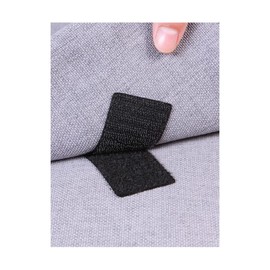 27 Yards Only Loop Sew-on 100% Polyester, Roll of Loop 1.5in Width for Sticking Curtains, Carpets, Fabrics, Holding Appliances, (Black Loop, 1.5in)