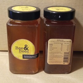 Bee & Bees Honey Rosemary Jar with 440G / 15.52 Oz