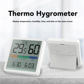 Temperature Humidity Monitor Hygrometer Tester Three In One Color Screen Hygrometer Home Indoor Hygrometer Hygrometer Indoor Hygrometer Hygrometer Household Rectal