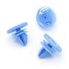 VVO Fasteners Plastic Side Body Moulding Clip Blue Pack of